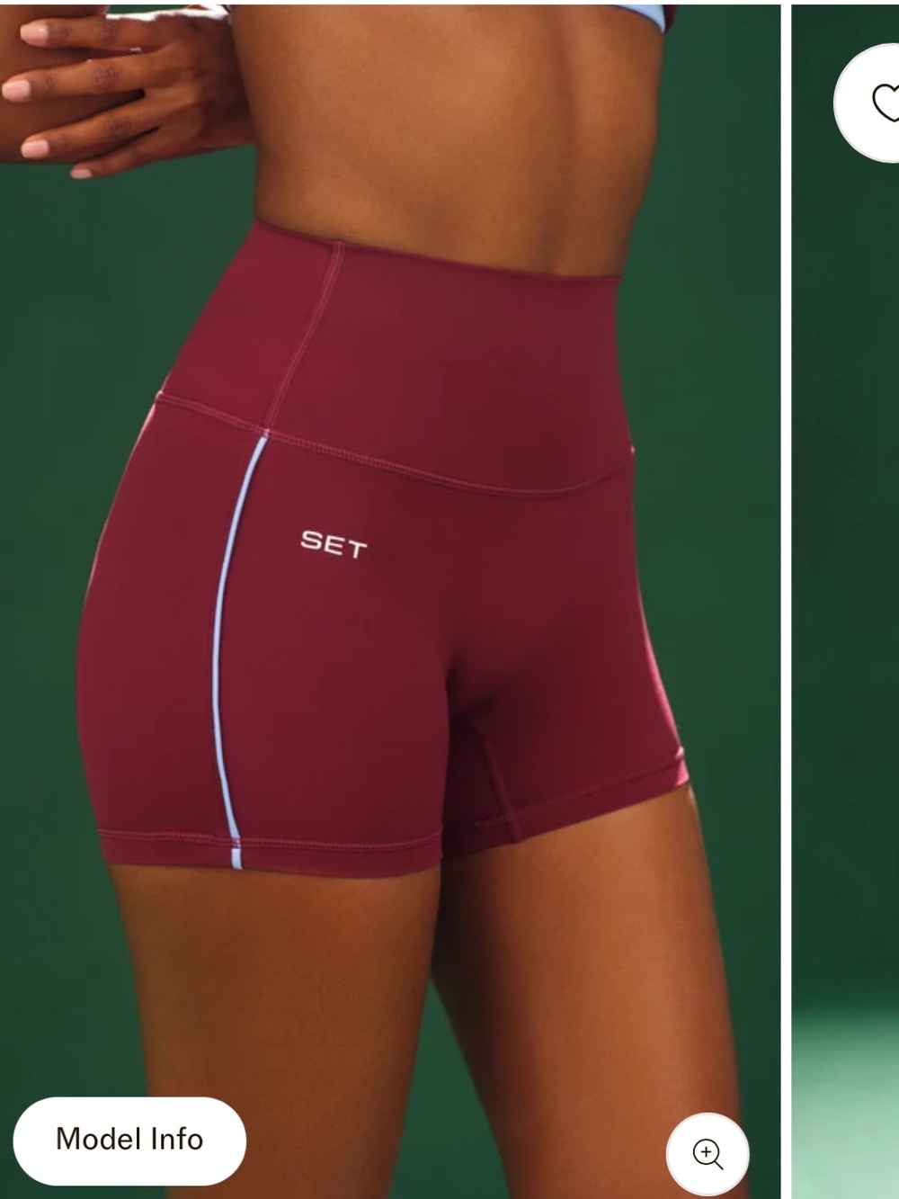 NWOT! Set Active AERALINE™ BREATHE PIPE SHORTS in Coaster - S